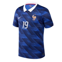Camisa de Futebol França Theo Hernandez #19 Equipamento Principal Mundo 2026 Manga Curta